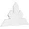 Ekena Millwork Saratoga Architectural Grade PVC Gable Bracket, 36"W x 21"H x 2"D x 6"F, 14/12 Pitch GBP036X21X0206SAR00 - alternate 1